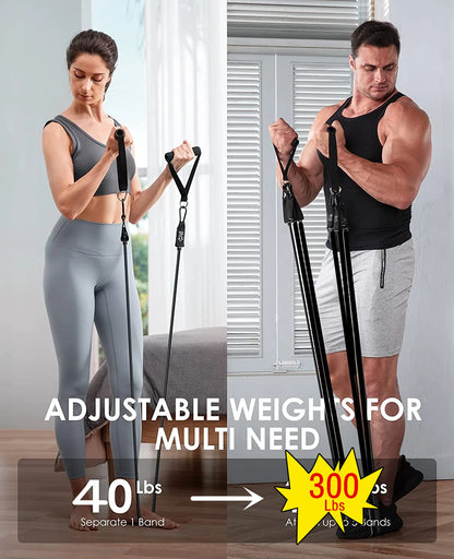 Heavy-Duty Booty Resistance Bands, Up to 300LB for Glute Training, Fitness & Gym Workouts