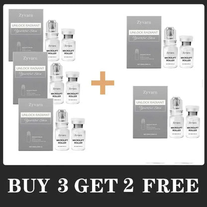 Radiant Flawless Skin Micro-Infusion Kit, 0.25mm Needle Facial Serum Applicator for Home Use - Bond Well Supplies