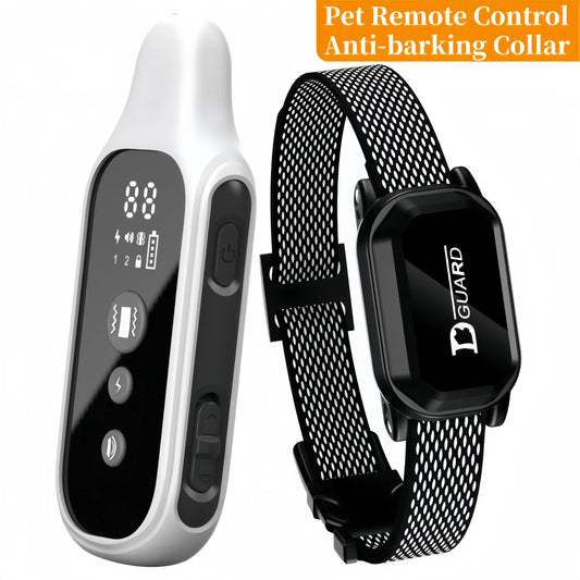 Remote Dog Training Collar, 800m Range, Waterproof Rechargeable Collar with LCD Display for All Size Dogs - Bond Well Supplies