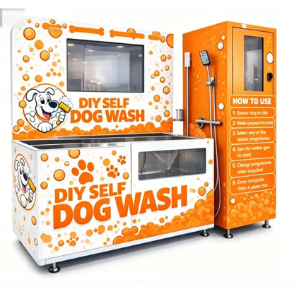 Customized Portable Pet Washing Machine for Dogs & Cats, Outdoor Self-Service Bathing Equipment - Bond Well Supplies