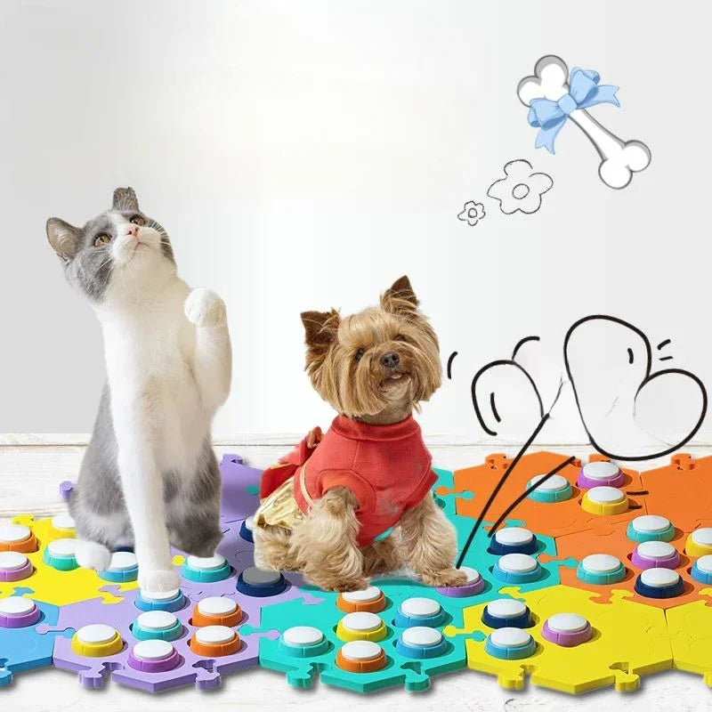 t Communication Buttons for Dogs & Cats, Recordable Voice Training Buttons & Clickers - Bond Well Supplies