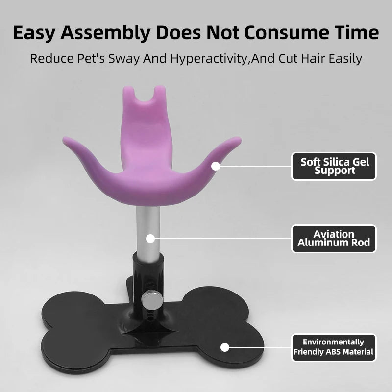 Adjustable Pet Support Stand, Groomer Dog Seat & Fixed Chair for Dog Care - Bond Well Supplies