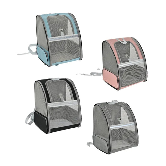 Spacious Pet Carrier Backpack, Breathable Oxford Fabric Travel Bag for Cats and Small Dogs