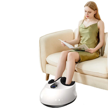 Foot Massager with Vibration, Deep Kneading, Acupressure and Heat for Feet and Legs