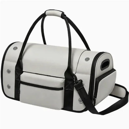 Collapsible Large-Space Pet Carrier, Breathable Oxford Fabric Bag with Multiple Air Vents