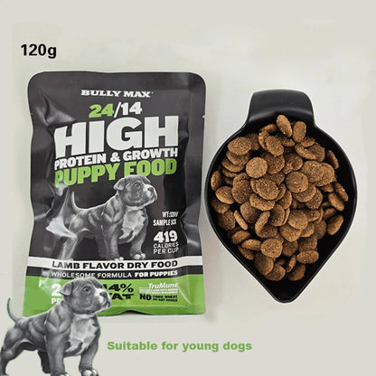 BULLY MAX High-Protein Puppy Food, Wholesome Growth Formula for Strong Muscle Development, 120g - Bond Well Supplies