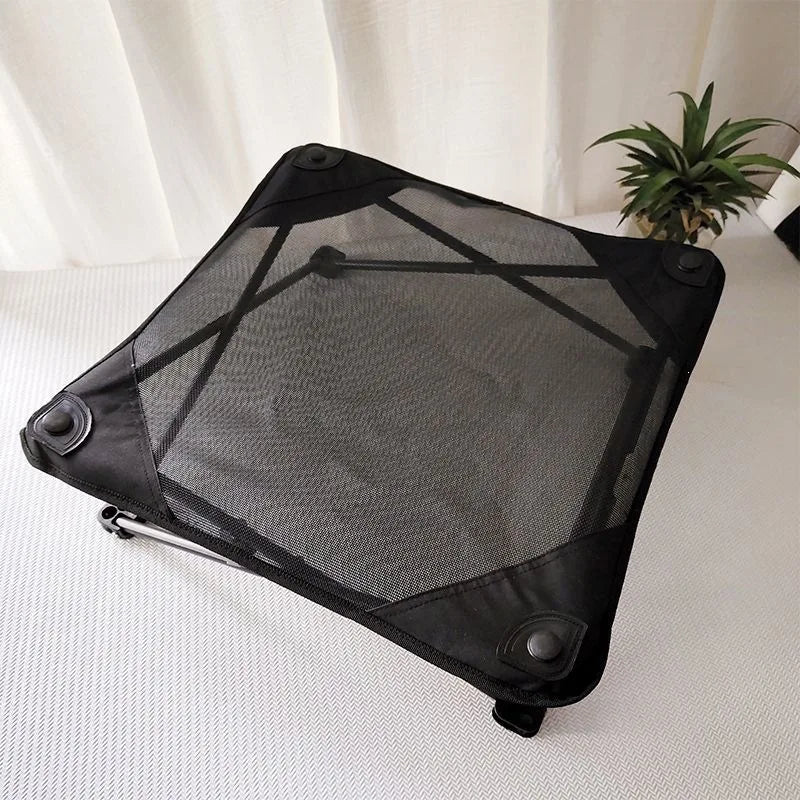 Outdoor Elevated Dog Bed, Folding Portable Pet Cot for Cats & Dogs, Moisture-Resistant All-Season Design - Bond Well Supplies