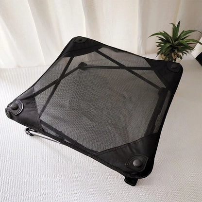 Outdoor Elevated Dog Bed, Folding Portable Pet Cot for Cats & Dogs, Moisture-Resistant All-Season Design - Bond Well Supplies