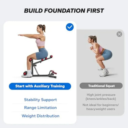 Adjustable Lower Body Fitness Machine for Glutes and Legs