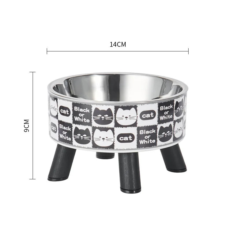 Adjustable Raised Dog Feeder Bowls, Stainless Steel Food & Water Bowls for Small, Medium & Large Dogs - Bond Well Supplies