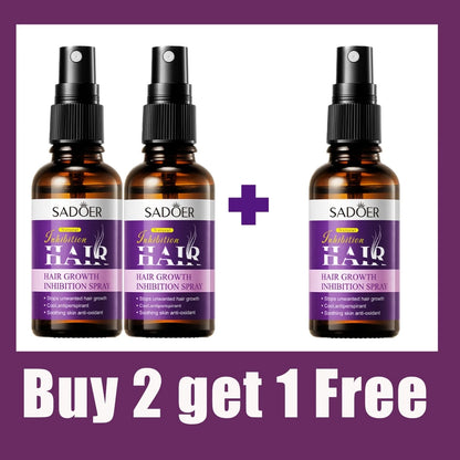 Hair Removal Spray with Growth Inhibitor, 2-Minute Fast Depilatory for Men & Women - Bond Well Supplies