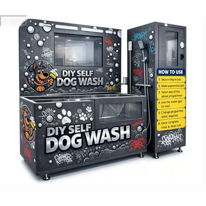 Customized Portable Pet Washing Machine for Dogs & Cats, Outdoor Self-Service Bathing Equipment - Bond Well Supplies