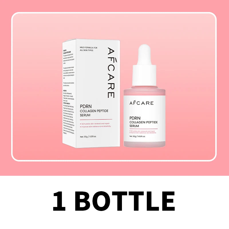 Collagen Peptide Facial Serum with Salmon PDRN for Hydrated, Radiant-Looking Skin