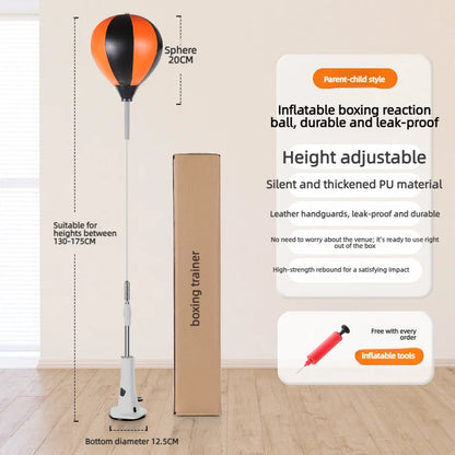 Premium Cobra Reflex Punching Bag, Boxing Agility Training Equipment for Home Fitness
