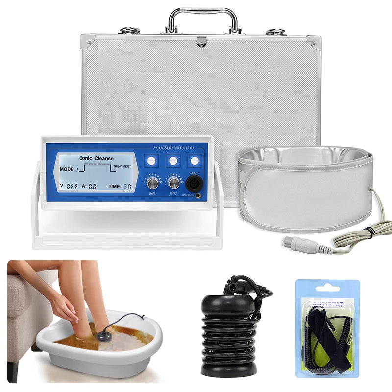 Professional Ionic Foot Bath Spa Machine, Electric Foot Spa Ionizer for Home or Salon