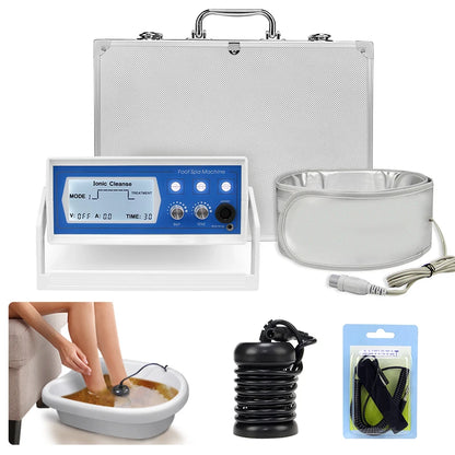 Professional Ionic Foot Bath Spa Machine, Electric Foot Spa Ionizer for Home or Salon