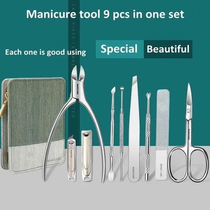 Professional Nail Clipper and Grooming Kit for Home and Travel