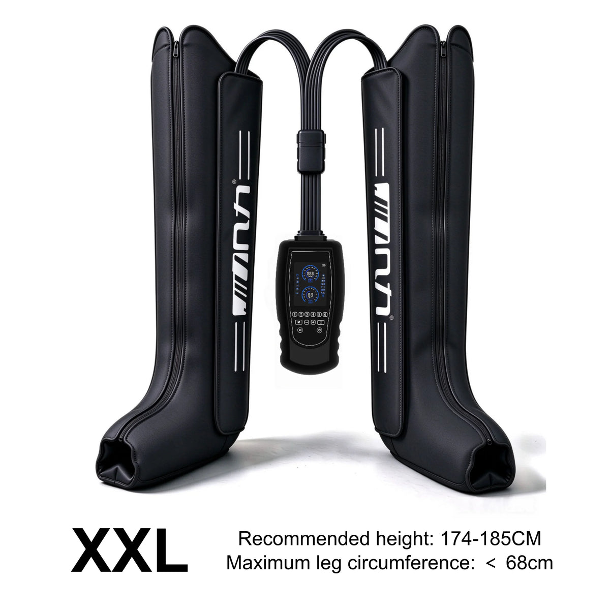 JILI Pressotherapy Compression Boots, 6-Chamber Foot & Leg Massager for Home Relaxation & Recovery