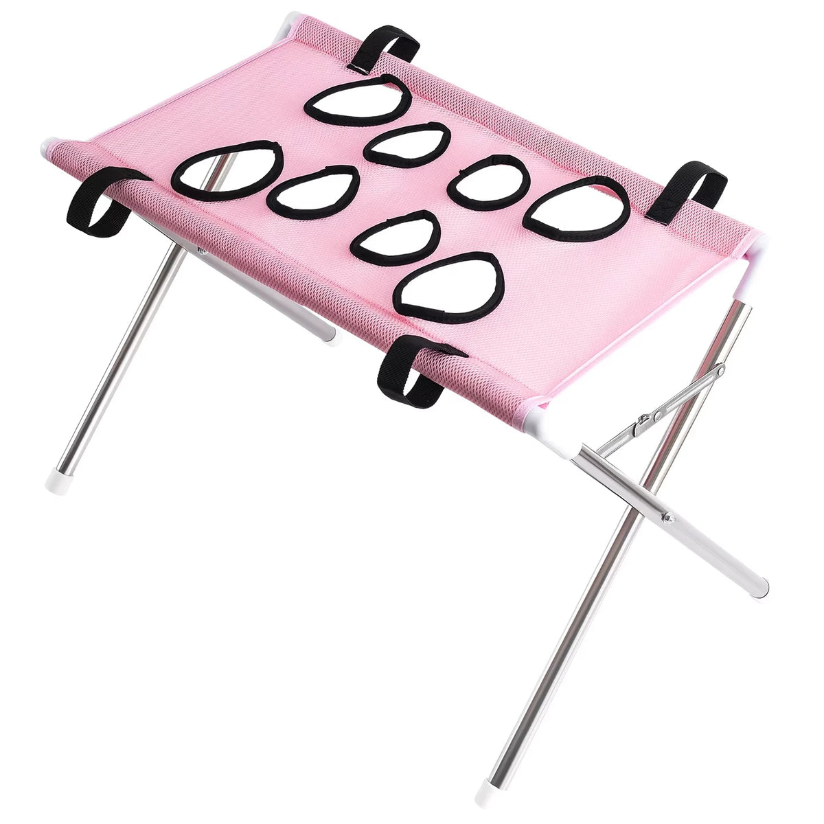 Pet Grooming Hammock Stand, Breathable Foldable Restraint Table for Home Nail Clipping - Bond Well Supplies