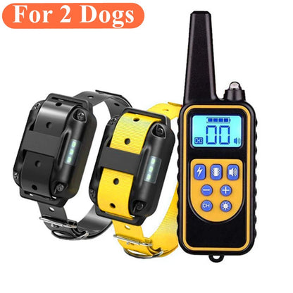 Dog Training Collar, IPX7 Waterproof Rechargeable Remote Training Collar for Large, Medium and Small Dogs