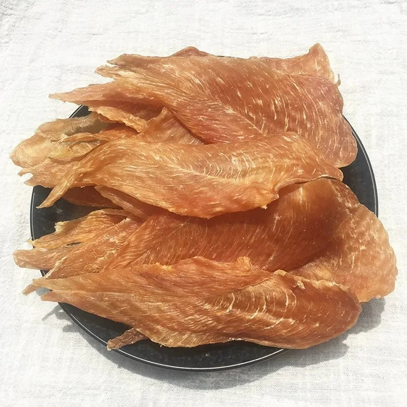 Air-Dried Dog Jerky Treats, 200g Chicken Breast & Duck Meat Slices - Bond Well Supplies