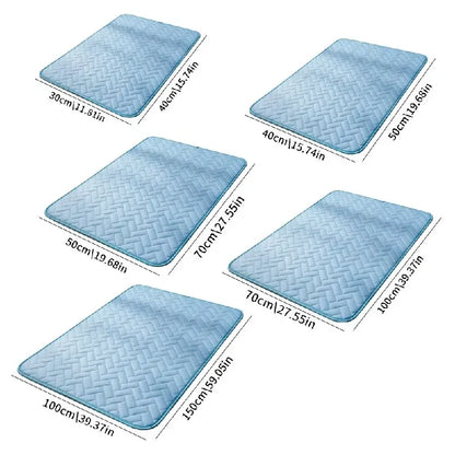 Cooling Pet Pad for Dogs and Cats, Breathable Summer Mat for Indoor and Outdoor Use
