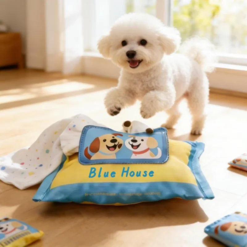 Interactive Puppy Snuffle Puzzle Toy, Food-Hiding Training Game for Mental Enrichment - Bond Well Supplies