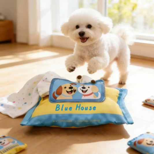Interactive Puppy Snuffle Puzzle Toy, Food-Hiding Training Game for Mental Enrichment - Bond Well Supplies