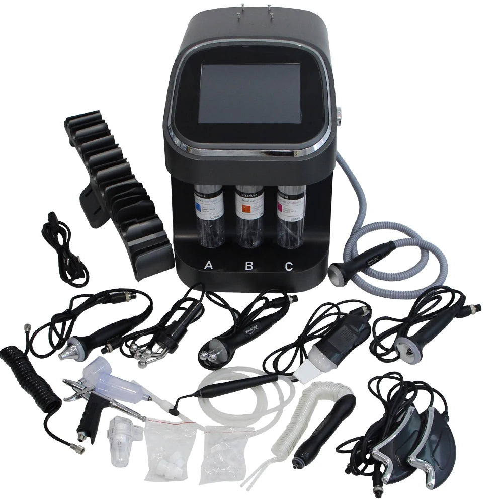 AOKO Hydrogen Bubble Facial Spa Machine, 10-in-1 Professional Skin Cleansing & Beauty Equipment - Bond Well Supplies
