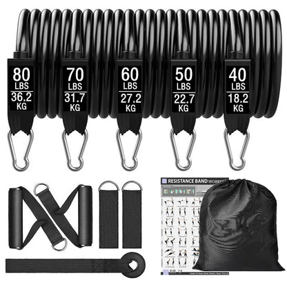 Heavy-Duty Booty Resistance Bands, Up to 300LB for Glute Training, Fitness & Gym Workouts