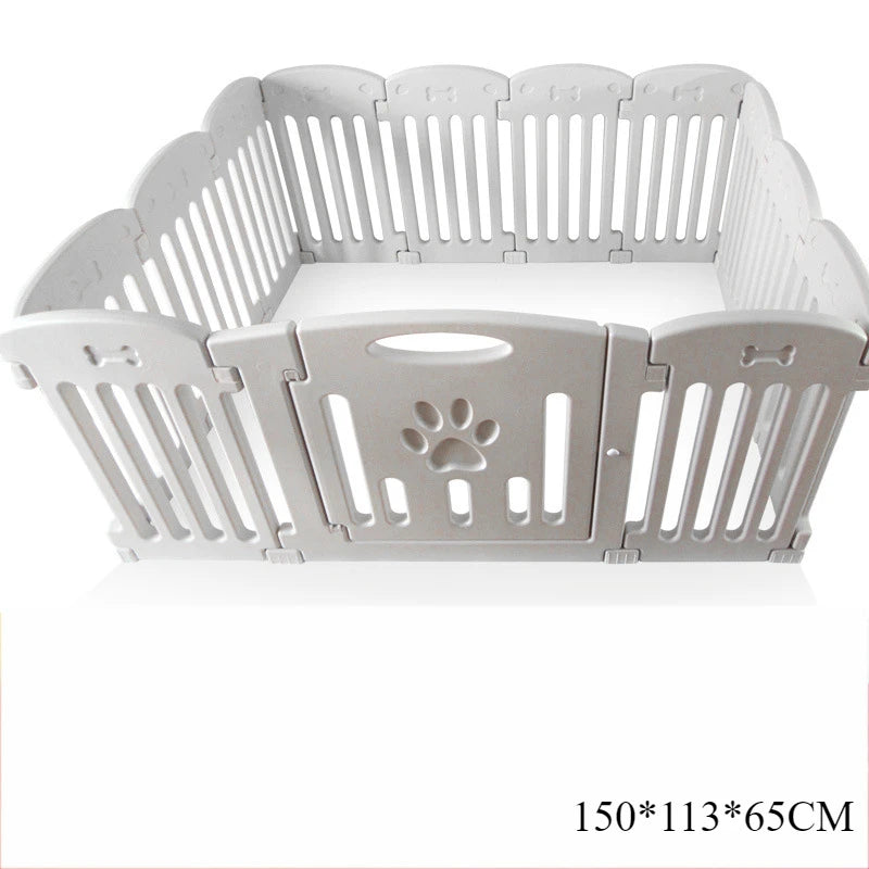 Indoor Pet Fence for Small Dogs, Dog Kennel & Playpen Enclosure with Safety Guard Rails