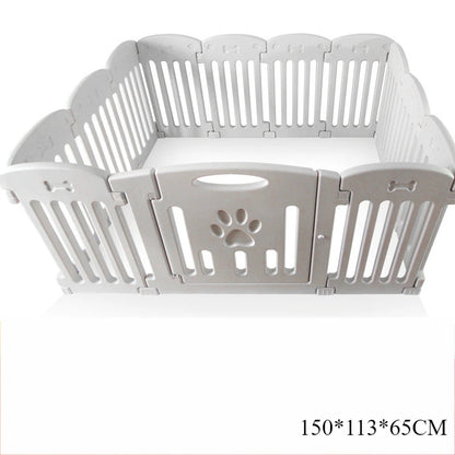 Indoor Pet Fence for Small Dogs, Dog Kennel & Playpen Enclosure with Safety Guard Rails