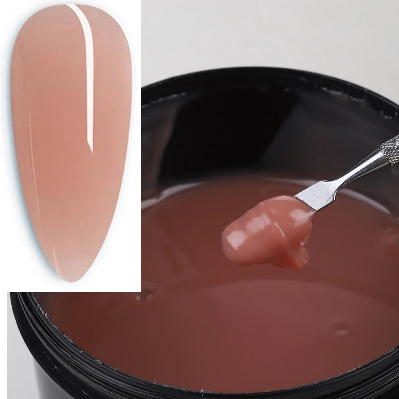 MSHARE 250g Builder Nail Gel, Hard Gel for Nail Extensions, French Nail Art and Sculpting