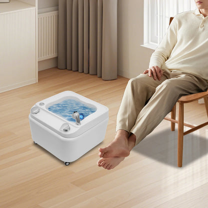 Professional Acrylic Footbath with Massage and LED Lighting for Salon and Home Use