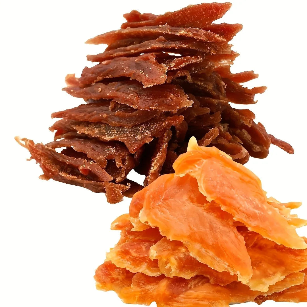 Natural Dried Duck Meat Dog Treats, High-Protein Training Rewards for Small, Medium and Large Dogs