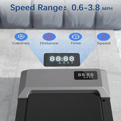 Compact Walking and Running Treadmill for Home Fitness