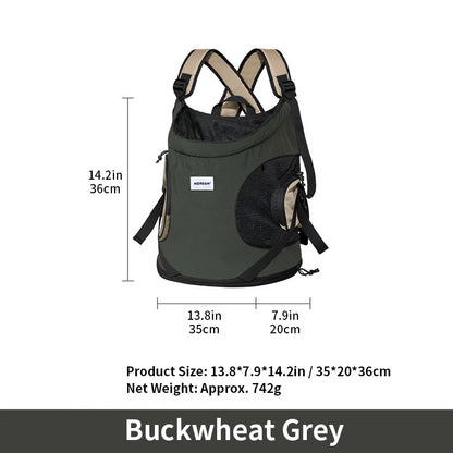 Pet Chest Backpack Front Carrying Tote Backpack Dogs and Cats Breathable Portable Outdoor Bag Shoulder Cat Bag