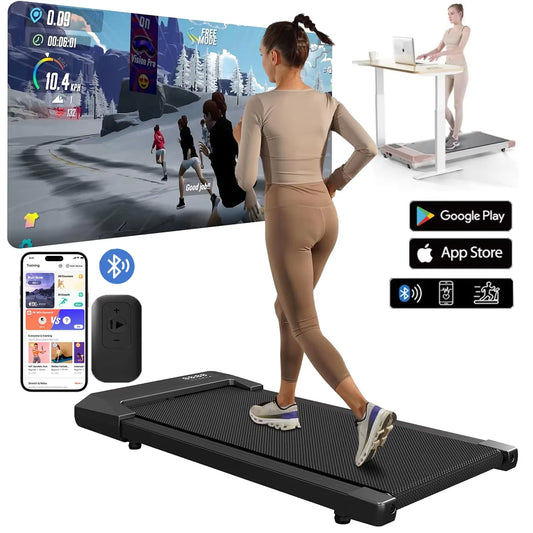 Compact Walking and Running Treadmill for Home Fitness