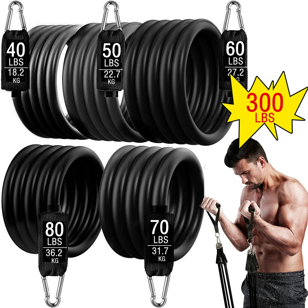 Heavy-Duty Booty Resistance Bands, Up to 300LB for Glute Training, Fitness & Gym Workouts