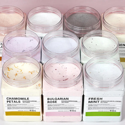 Professional Jelly Mask Powder Set, 6 Facial Masks for Skin Care