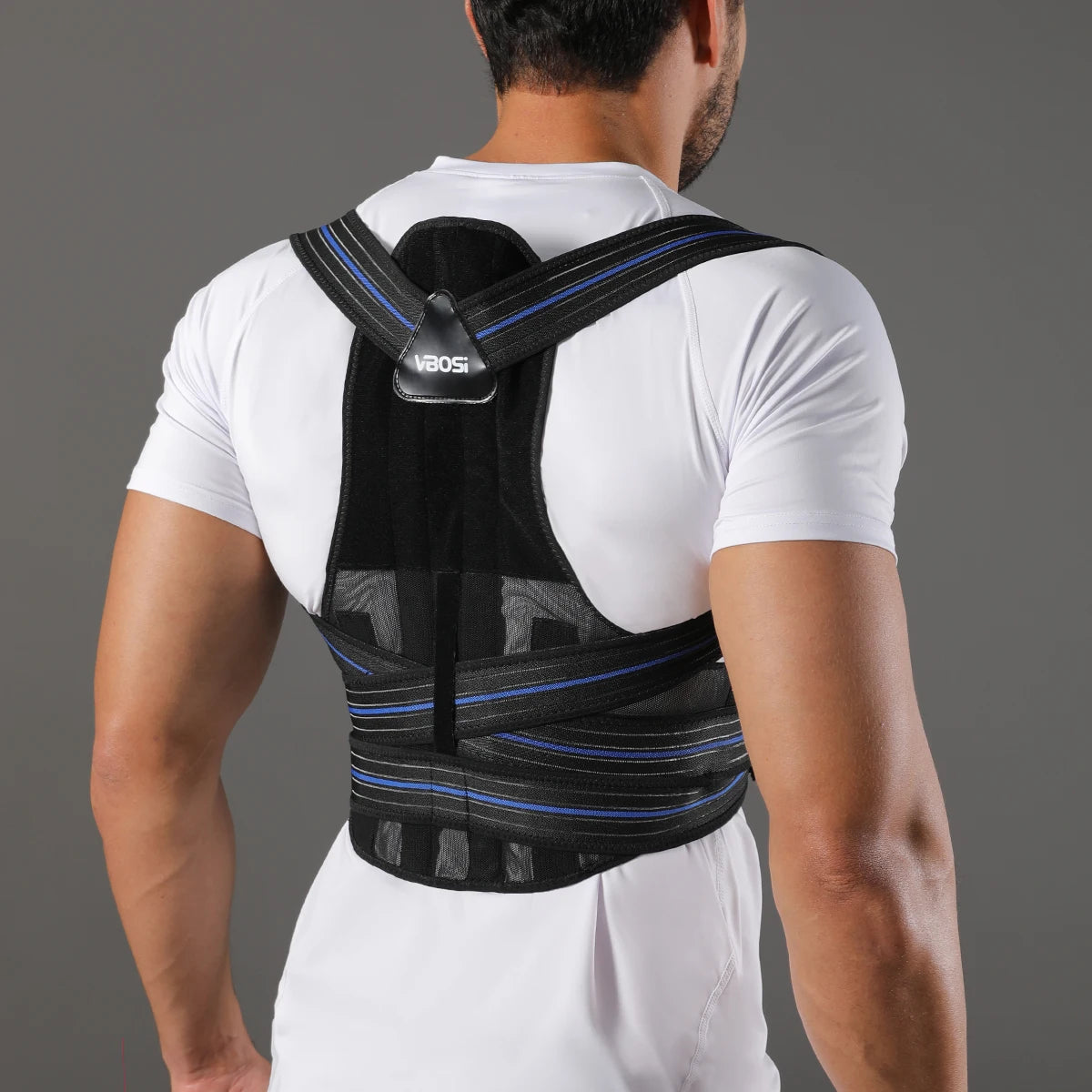 VBOSi Back Support Posture Corrector, Adjustable Design for Men & Women