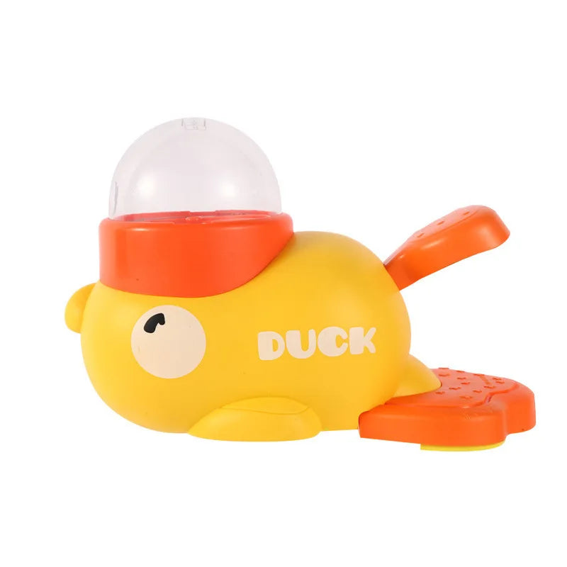 Interactive Yellow Duck Dog Puzzle Feeder, Slow Feeding Treat Dispenser Toy with Anti-Slip Bottom for Dogs, Puppies & Cats