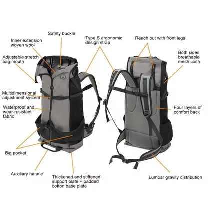 Multifunctional Pet Carrier Backpack, Breathable Mesh Dog Travel Bag for Hiking, Cycling & Outdoor Activities