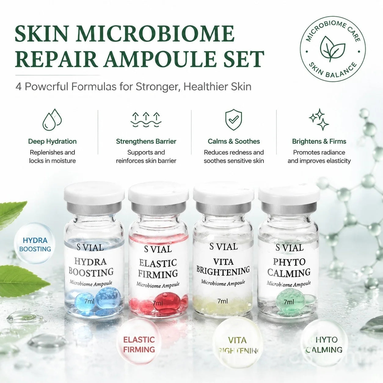 Hydrating PDRN Facial Serum, Korean Skin Care for Firmer and More Radiant-Looking Skin