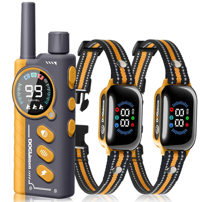 Waterproof Dog Training Collar, 2-in-1 Automatic Anti-Bark & Remote Training Collar for All-Size Dogs - Bond Well Supplies
