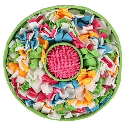Interactive Dog Snuffle Pad, Hide-and-Seek Food Toy for Outdoor Play & Enrichment - Bond Well Supplies