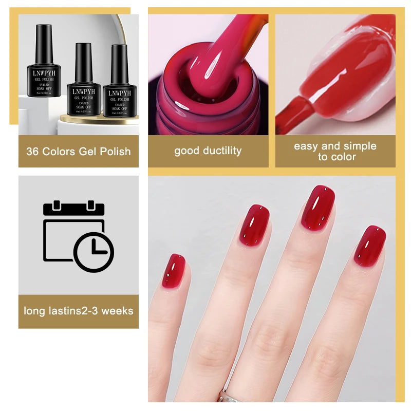 Professional Poly Gel Nail Extension Kit, UV LED Nail Lamp Dryer, Electric Nail Drill Machine & Gel Polish Tools - Bond Well Supplies
