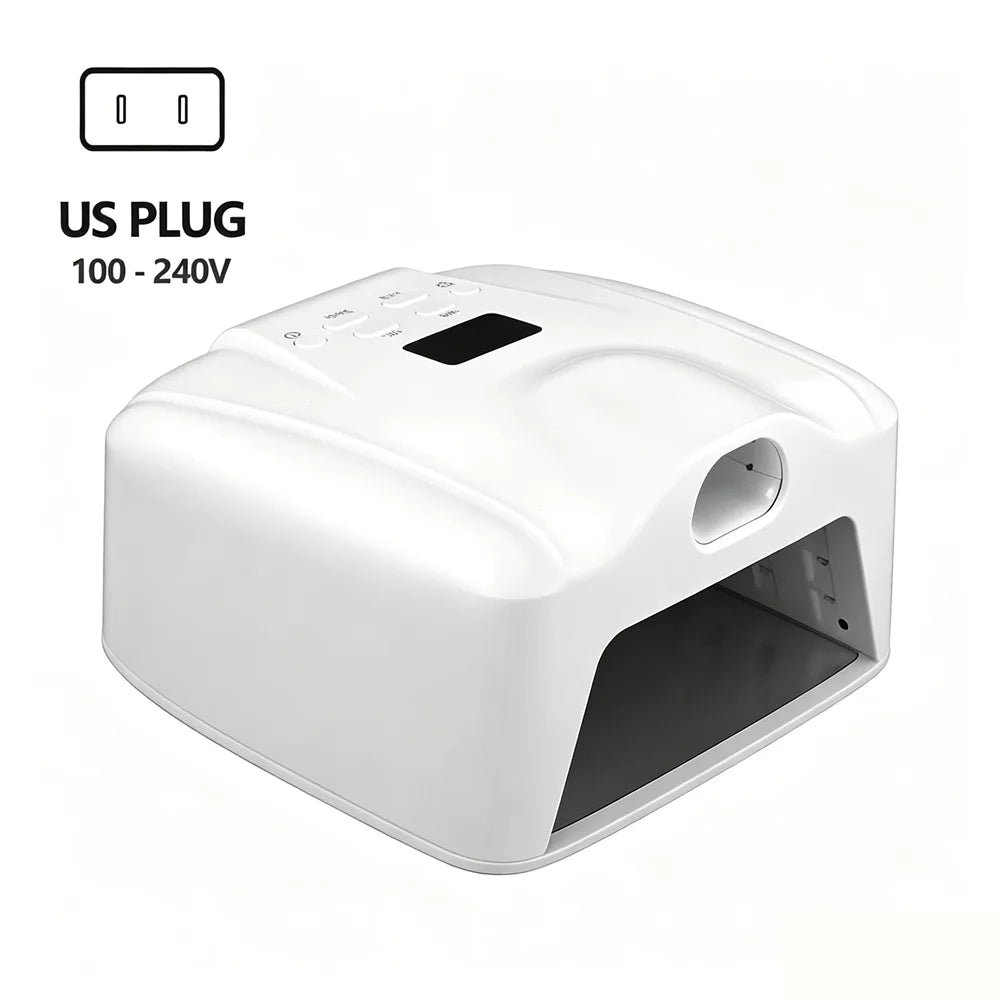 Dual-Purpose Gel Nail Curing Lamp, Fast-Drying LED Light for Hands and Feet