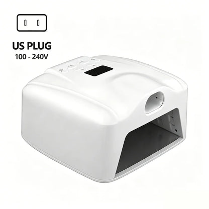 Dual-Purpose Gel Nail Curing Lamp, Fast-Drying LED Light for Hands and Feet