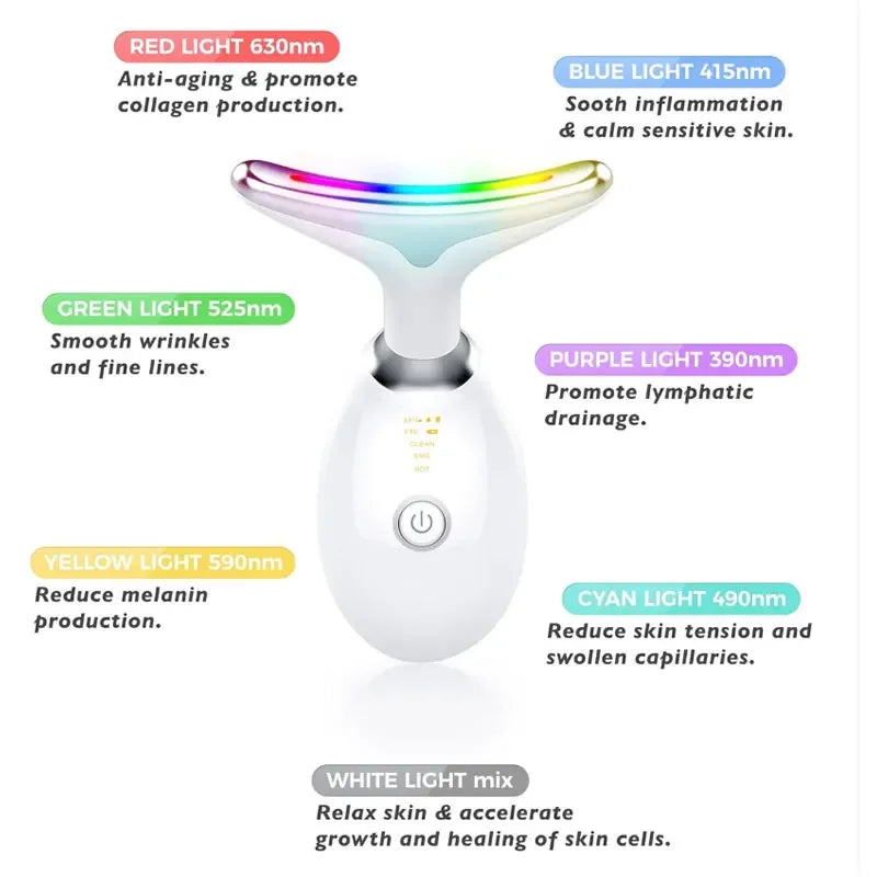 Face & Neck Beauty Massager, Portable Vibration Skin Care Device for Daily Facial Care - Bond Well Supplies